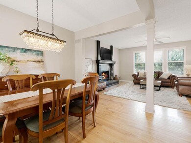Formal dining area