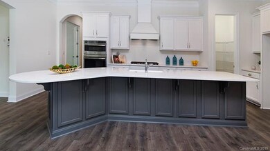 Amazing center island with farmhouse sink!