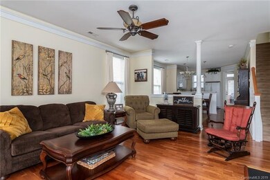 Open floor plan on the 1st floor.