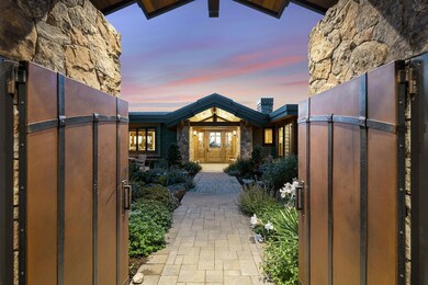 Twilight front gate