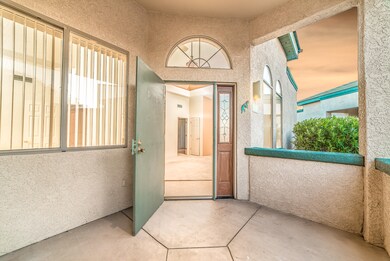Front covered patio