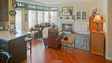 Family room with door to backyard