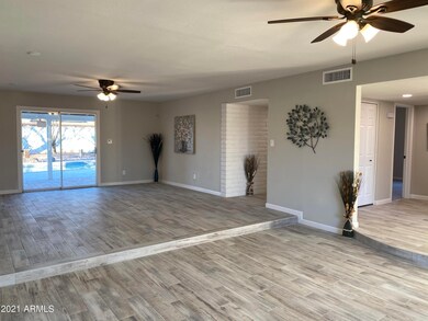 Living and family room