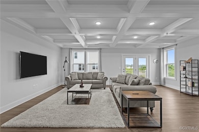 Living room featuring healthy amount of natural li