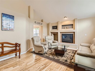 Living Room with gas fireplace