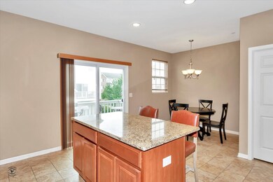 Sliding patio doors leading to private balcony