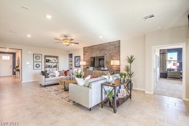 Great room. 12x24 tile everywhere except bedrooms