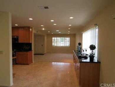 View from Family room into dining area.