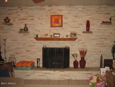 Brick Fireplace