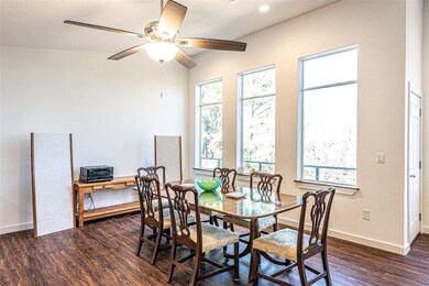 Second story dining area - door to right leads to