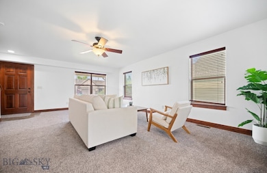 Virtually staged living room