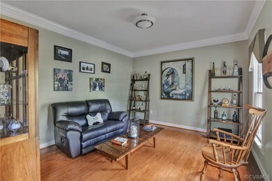 Living Room with hardwood flooring