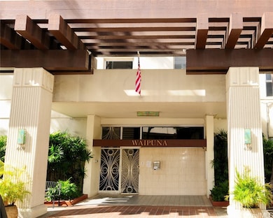 Grand entrance to building