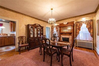 Original hardwood flooring continues into the form