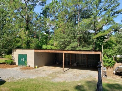 double carport w/storage