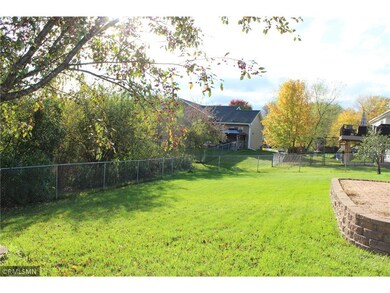 Spacious backyard