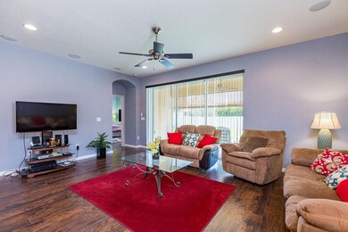 Spacious and open family room.