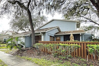 Front of Villa with Fenced-in Back Yard