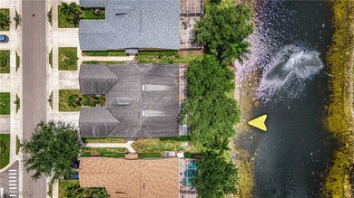 Bird's eye view of a large body of water