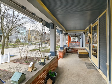 Spacious front porch.