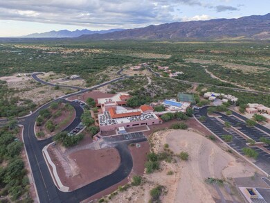 Aerial view of Community center