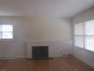 Wood-Burning Fireplace in Living Room