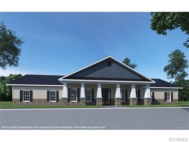 Rendering of Club House Front Elevation