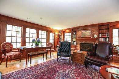 Family room addition with gas fireplace