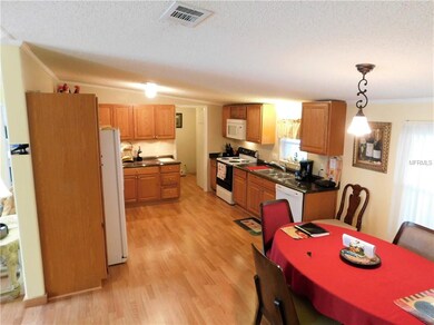 Spacious kitchen and dining area