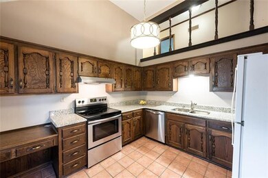 Kitchen has brand new granite countertops, stainle