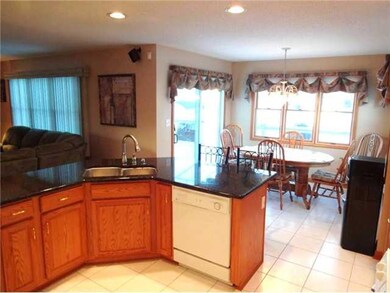 Kitchen. breakfast nook, sliding doors to left tak