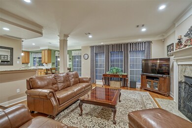 Desirable open floor plan