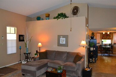 Great Room with Eat-In Kitchen at Right