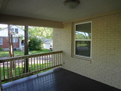 front porch and entrance