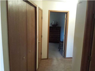 Hallway as seen from the living room.