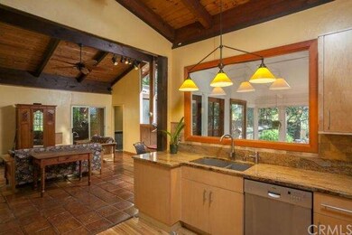 From kitchen in seating area