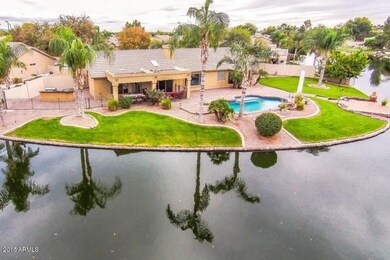 Aerial of Back of home