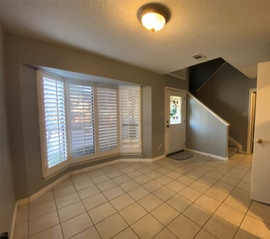 Dining area with bay window