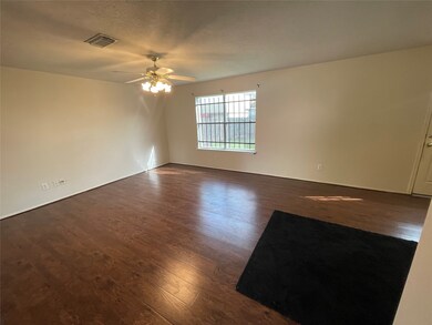 living area from front door