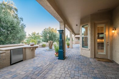 View of outdoor kitchen