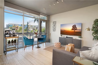 Living room featuring expansive windows