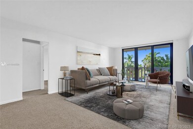 Virtually staged living area