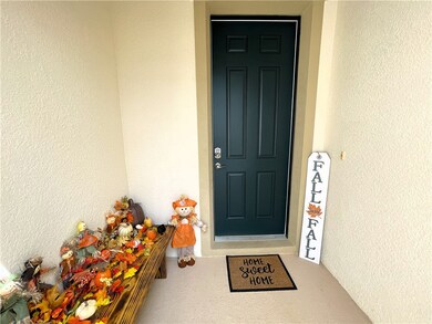 Enclosed front porch area