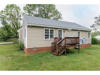 Rear exterior of home