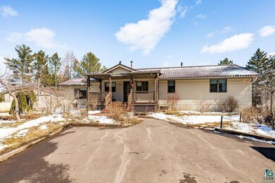 View of front of property featuring covered porch