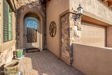 Custom iron door