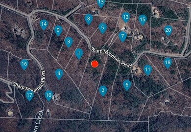 Aerial view of property's location