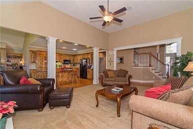 Large, open living room with open views all around