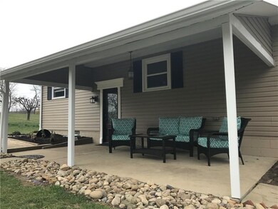 Closer look at the entrance and porch!