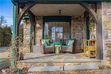 Private rear porch
